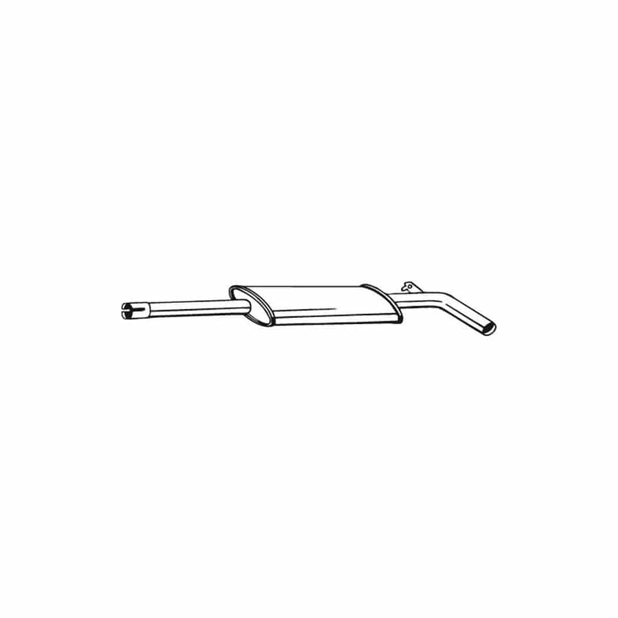 Bosal 200-535 Middle Silencer for Renault Modus / Grand Modus (F, Jp)