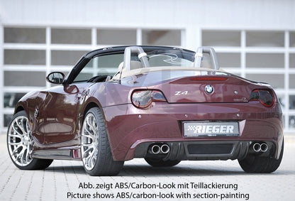 Rieger 00050510 BMW Z4 E85 Rear Diffuser 2 | ML Performance UK Car Parts