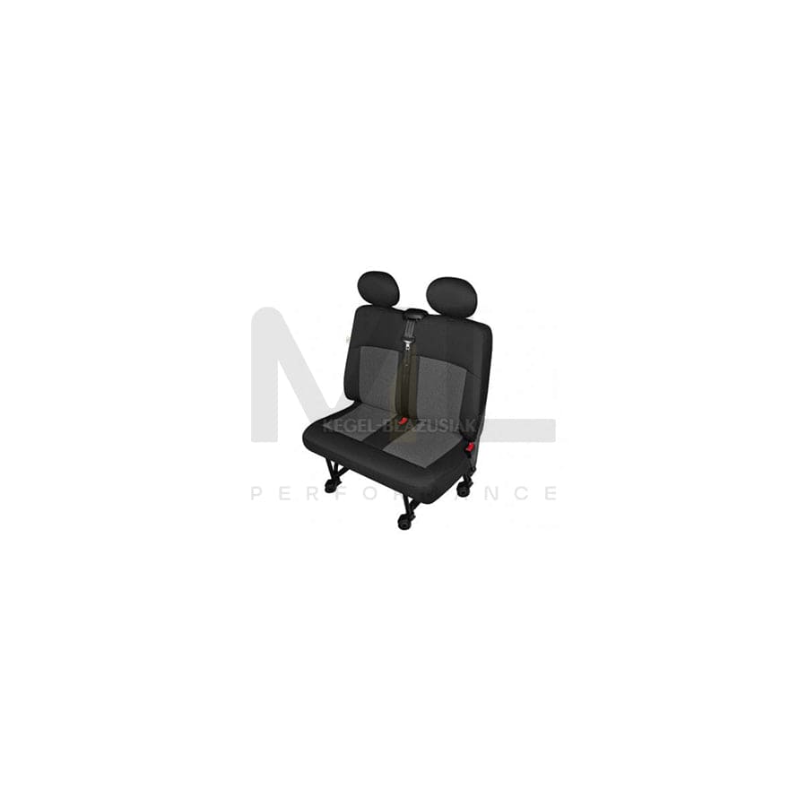KEGEL 5-1672-233-4015 Car seat cover Black, Polyester, Front, Rear