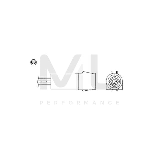 NTK Lambda Sensor / O2 Sensor (NGK 1817) - OZA527-E21 | ML Car Parts UK | ML Performance
