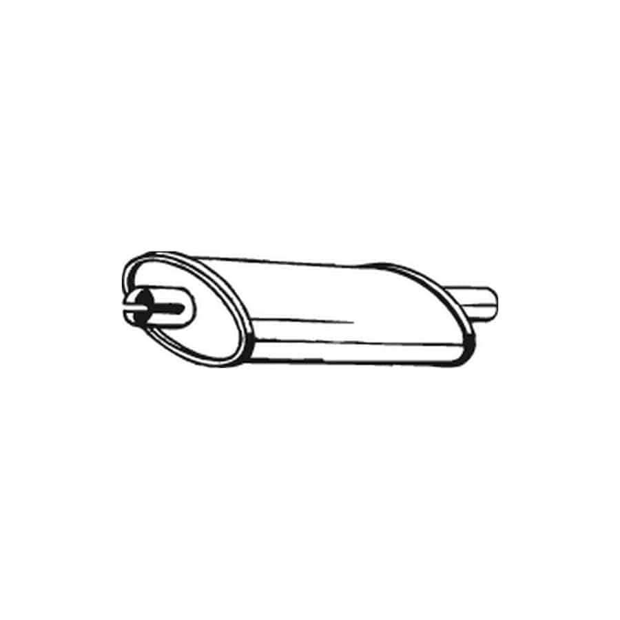 Bosal 200-957 Middle Silencer