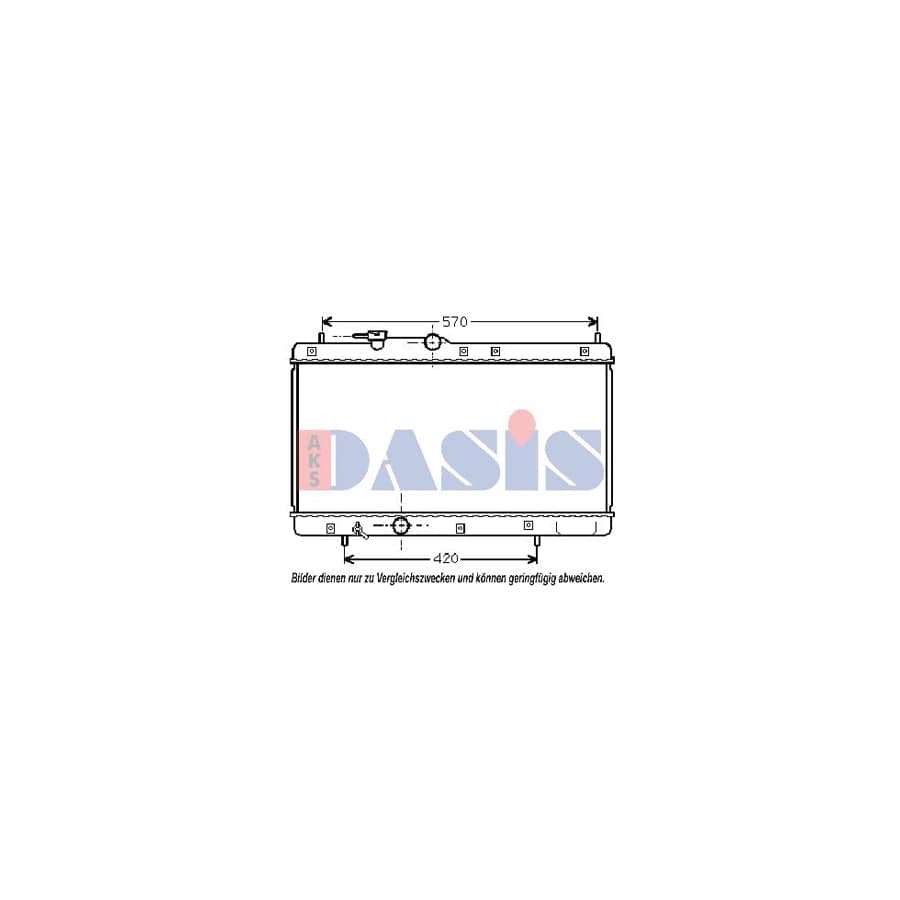 AKS Dasis 360280N Engine Radiator