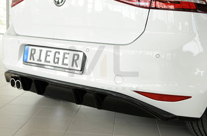 Rieger 00088028 VW Mk7 Golf GTD Rear Diffuser 5 | ML Performance US Car Parts