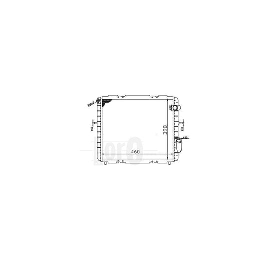 Abakus 0420170045 Engine Radiator for Renault Clio I Hatchback