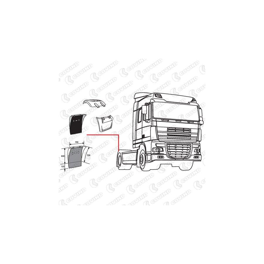 Covind Xf5/518 Wing Fender