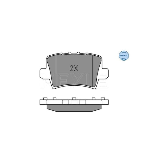 Meyle 025 240 8615/W Brake Pad Set For Honda Civic Viii Hatchback (Fn, Fk)
