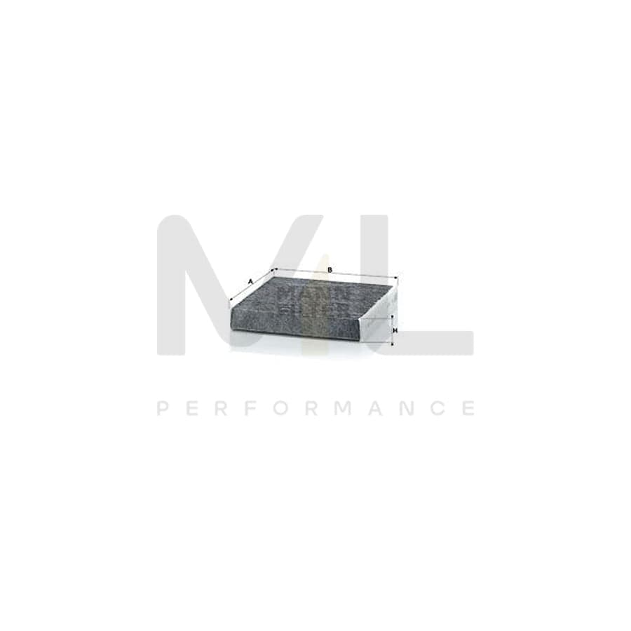 MANN-FILTER CUK 1827 Pollen filter Activated Carbon Filter