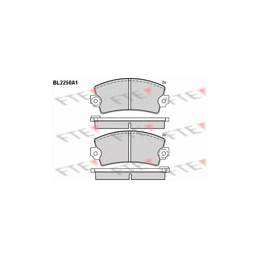 FTE Bl2250A1 Brake Pad Set