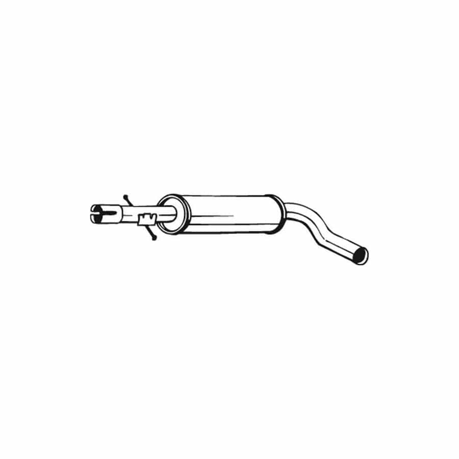 Bosal 220-663 Middle Silencer for Skoda Octavia