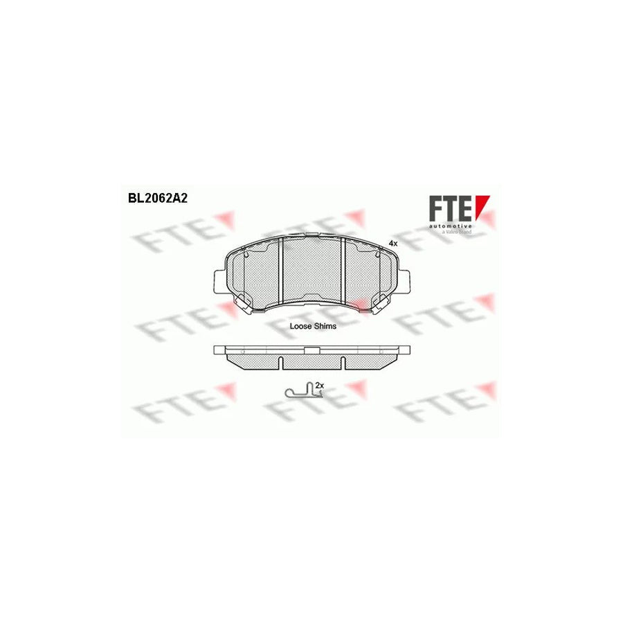 FTE Bl2062A2 Brake Pad Set