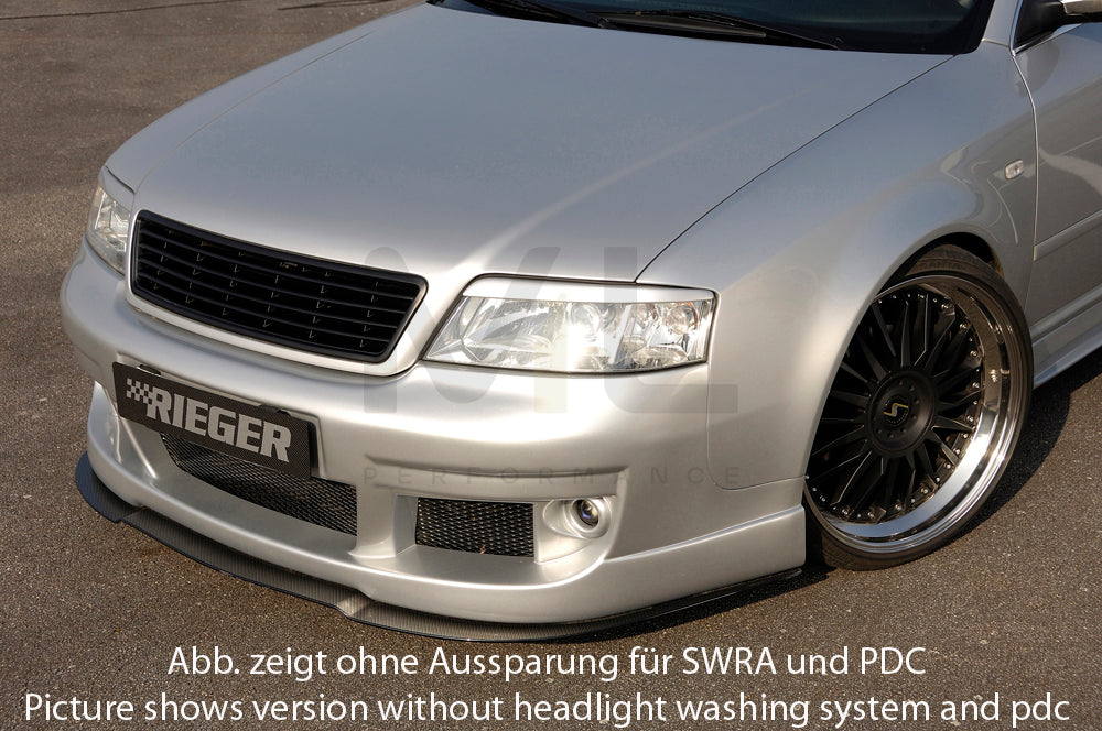 Rieger 00055313 Audi 4B A6 Front Bumper - S6-Look 5 | ML Performance UK Car Parts