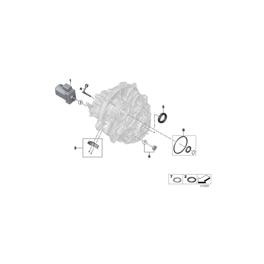 Genuine BMW 27208647485 I12 I15 Screw Plugs With Seal Ring (Inc. i8) | ML Performance US