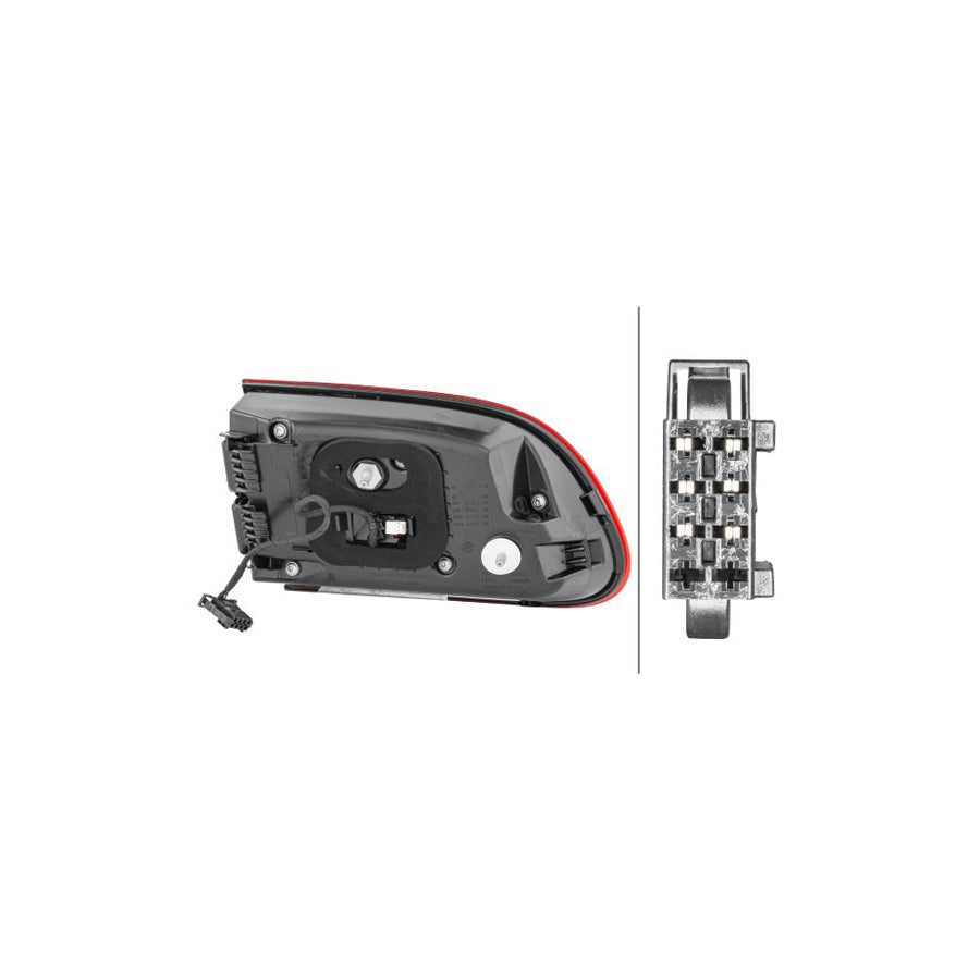 Hella 2SD 011 500-161 Rear Light For Porsche Macan (95B)