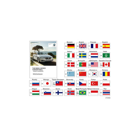 Genuine BMW 01402928900 Owner's Manual For F33 ZHTW (Inc. 435dX, 425d & 420d) | ML Performance US Car Parts