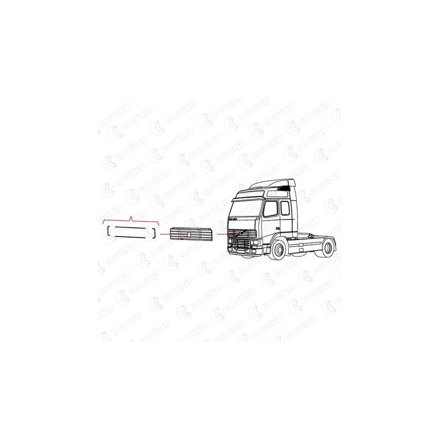 Covind 0Fh/144 Frame, Radiator Grille