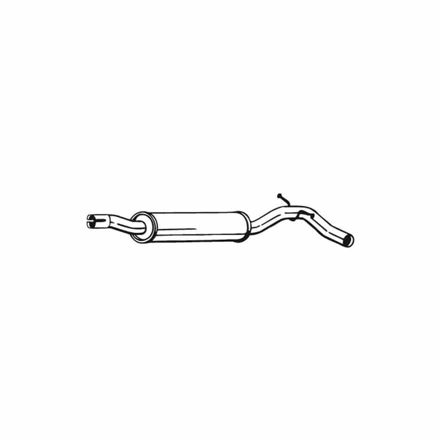 Bosal 220-007 Middle Silencer for Skoda Roomster