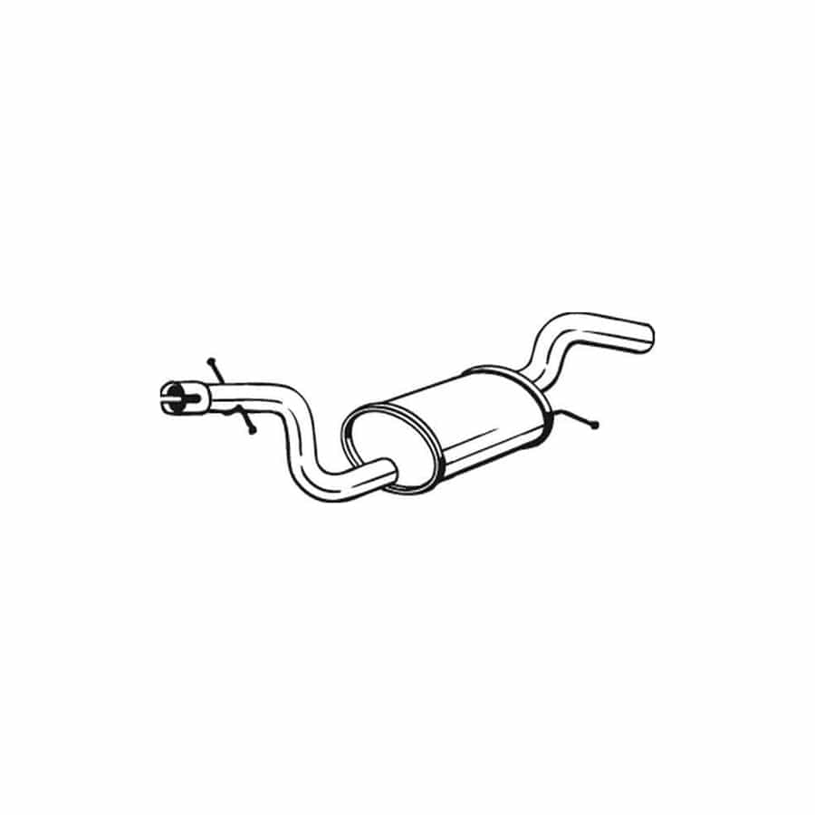 Bosal 220-001 Middle Silencer
