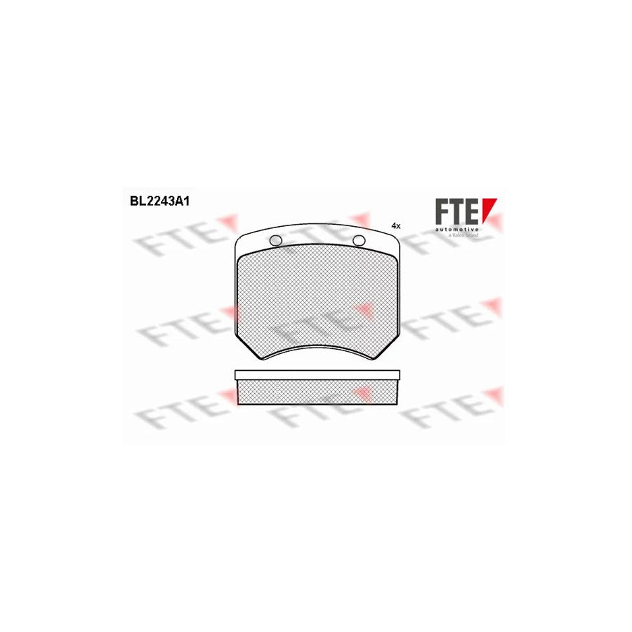 FTE Bl2243A1 Brake Pad Set