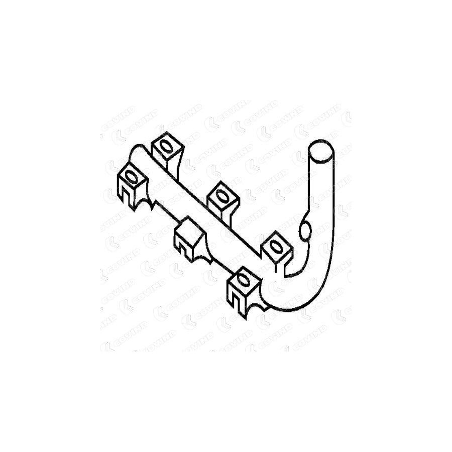 Covind 540/235 Holder, Footboard