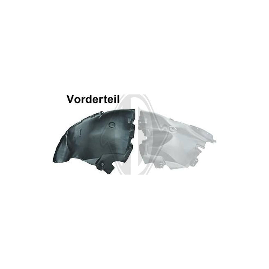 Diederichs 1663013 Panelling, Mudguard suitable for MERCEDES-BENZ SPRINTER