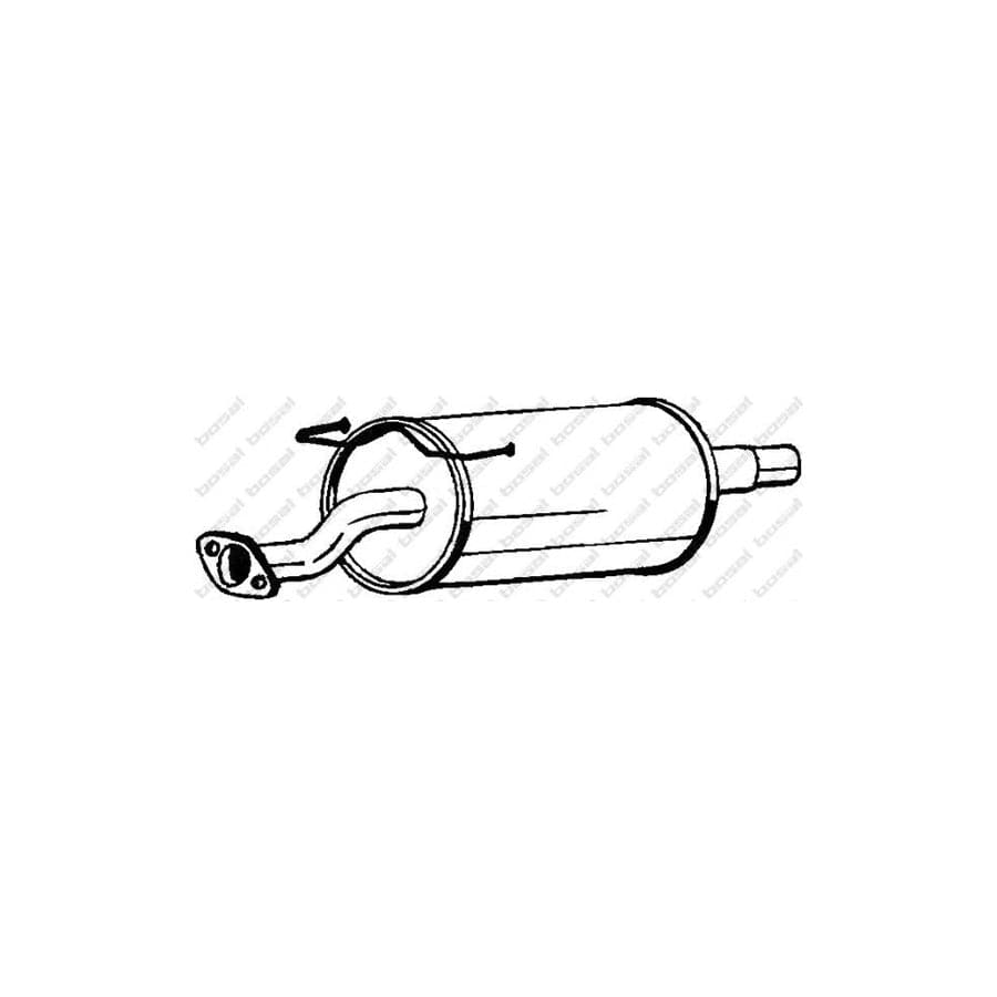 Bosal 228-263 Middle Silencer for Toyota Liteace