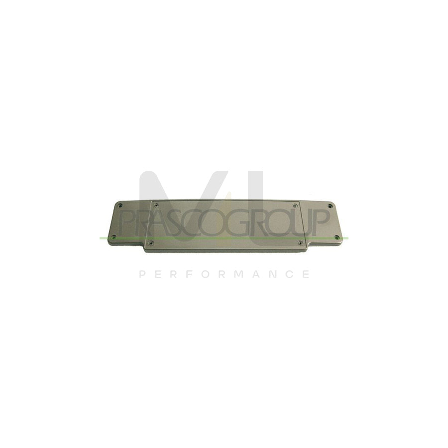 PRASCO ME0351539 Number plate holder suitable for MERCEDES-BENZ E-Class Front, Black, frameless