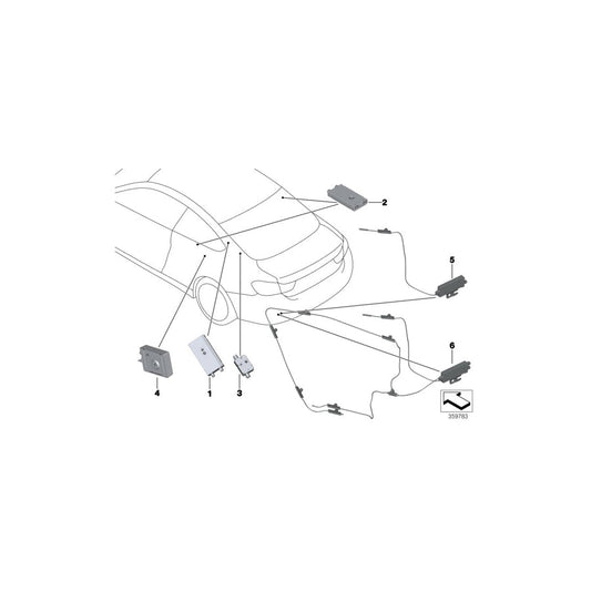 Genuine BMW 65209273668 F83 F33 Antenna Amplifier RECHTS (Inc. 435dX, 440i & 430iX) | ML Performance US