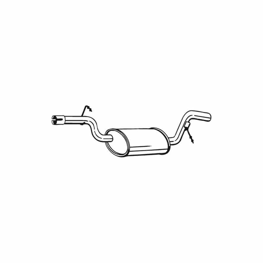 Bosal 233-157 Middle Silencer for VW Passat