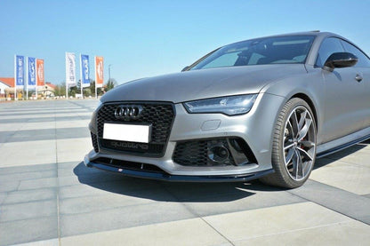 Maxton Design Audi RS7 C7 FL Front Splitter V.2