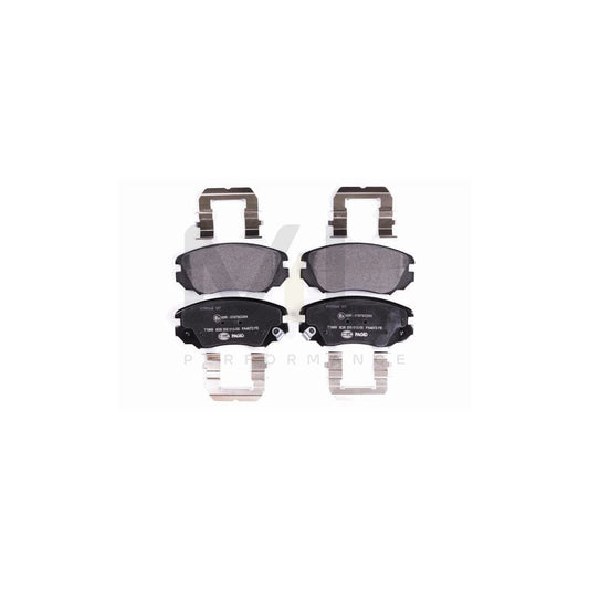 Hella 8DB 355 013-051 Brake Pad Set With Acoustic Wear Warning, With Accessories