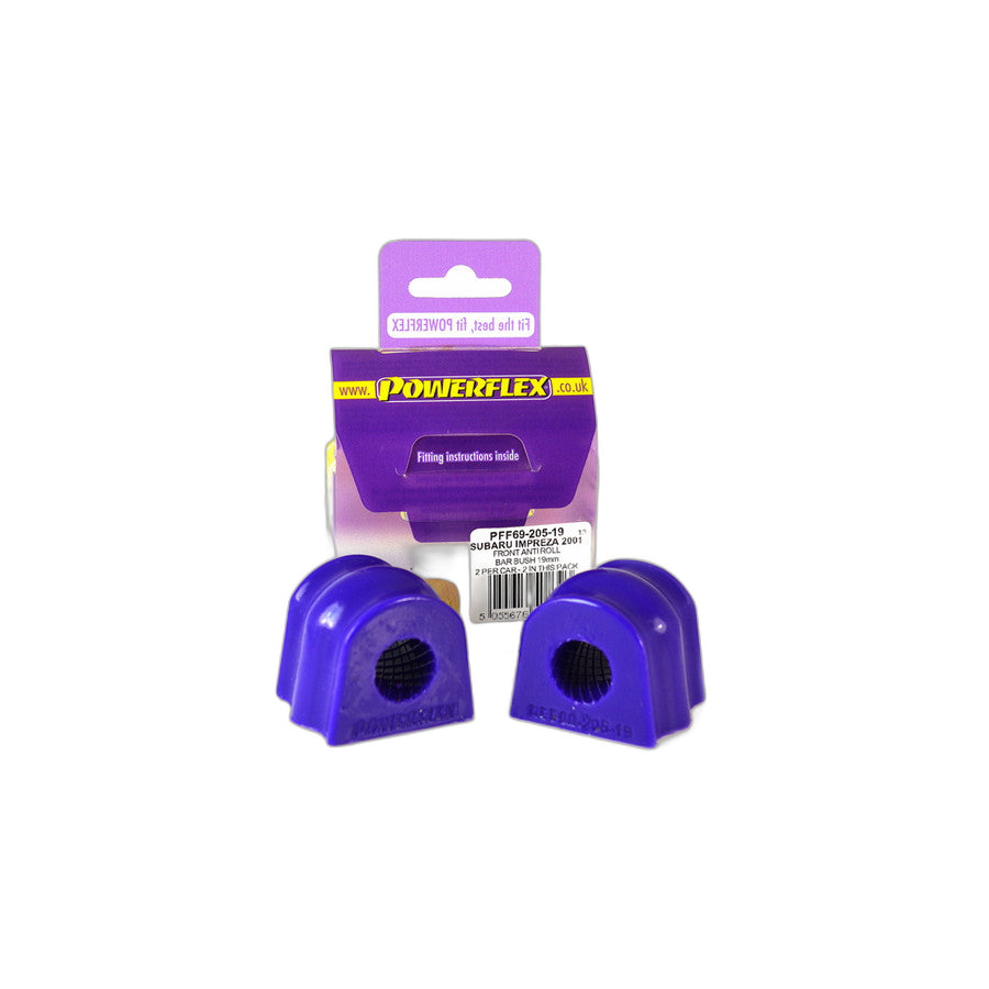 Powerflex PFF69-205-19 Subaru Front Anti Roll Bar Bush 19mm (Inc. Legacy, Impreza, Forester) | ML Performance UK Car Parts