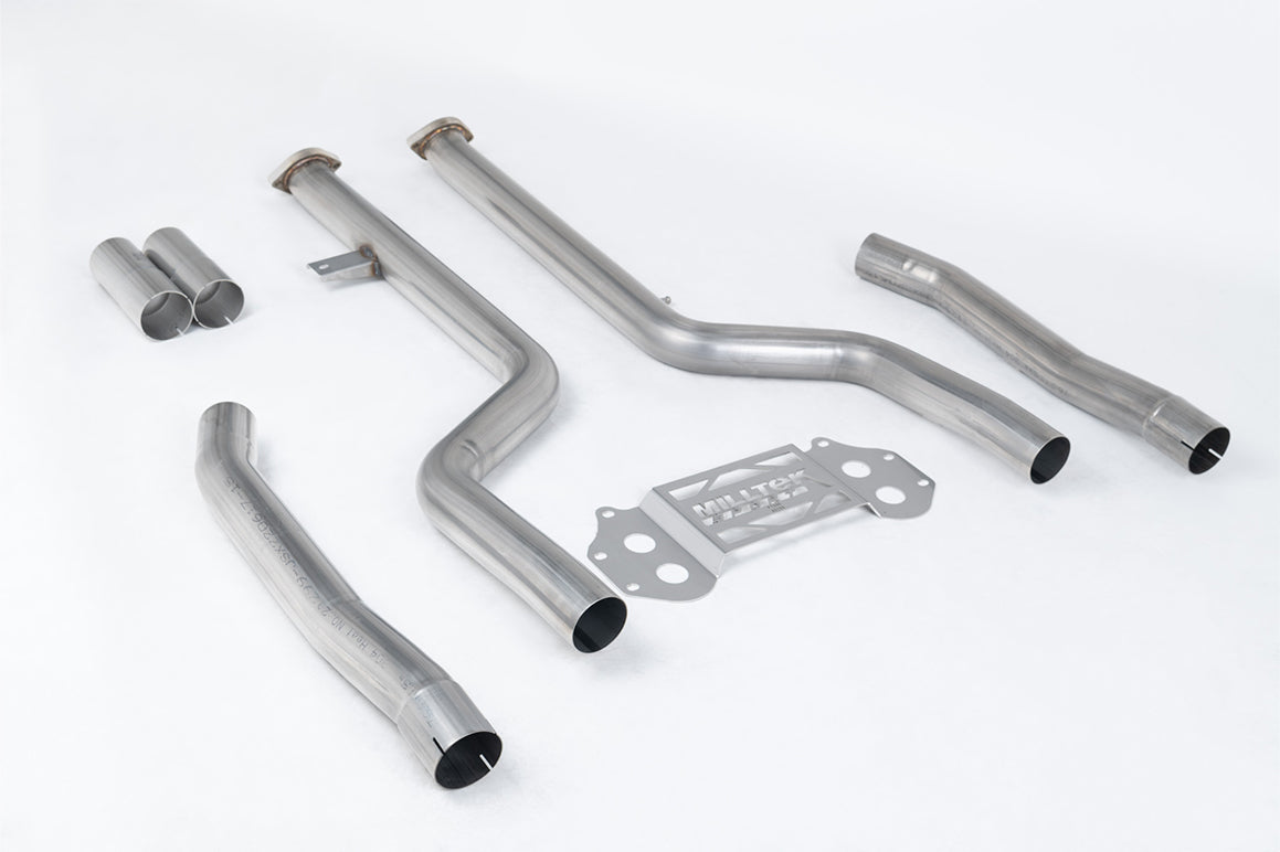 MillTek SSXBM1268 BMW G80 M3 Secondary Cat Bypass - Non-Resonated