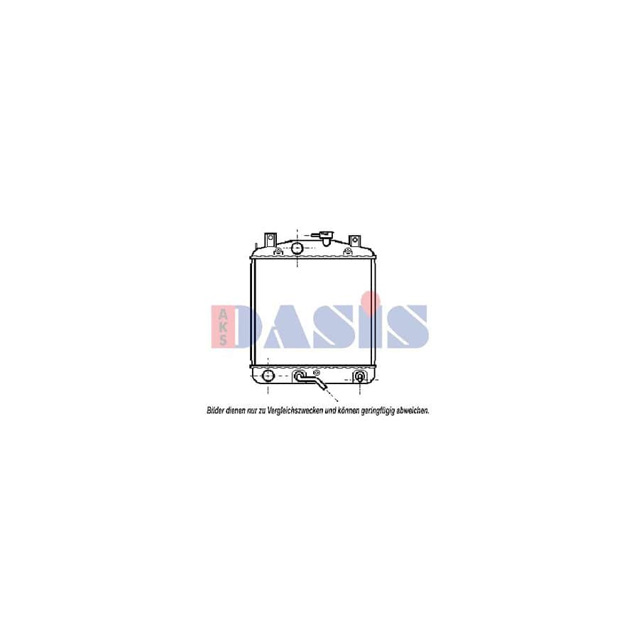 AKS Dasis 360300N Engine Radiator for Daihatsu Cuore / Mira