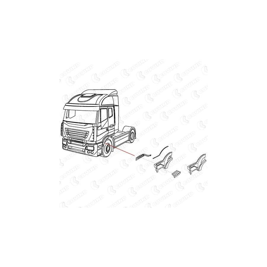 Covind 540/197 Wheel Arch Liner
