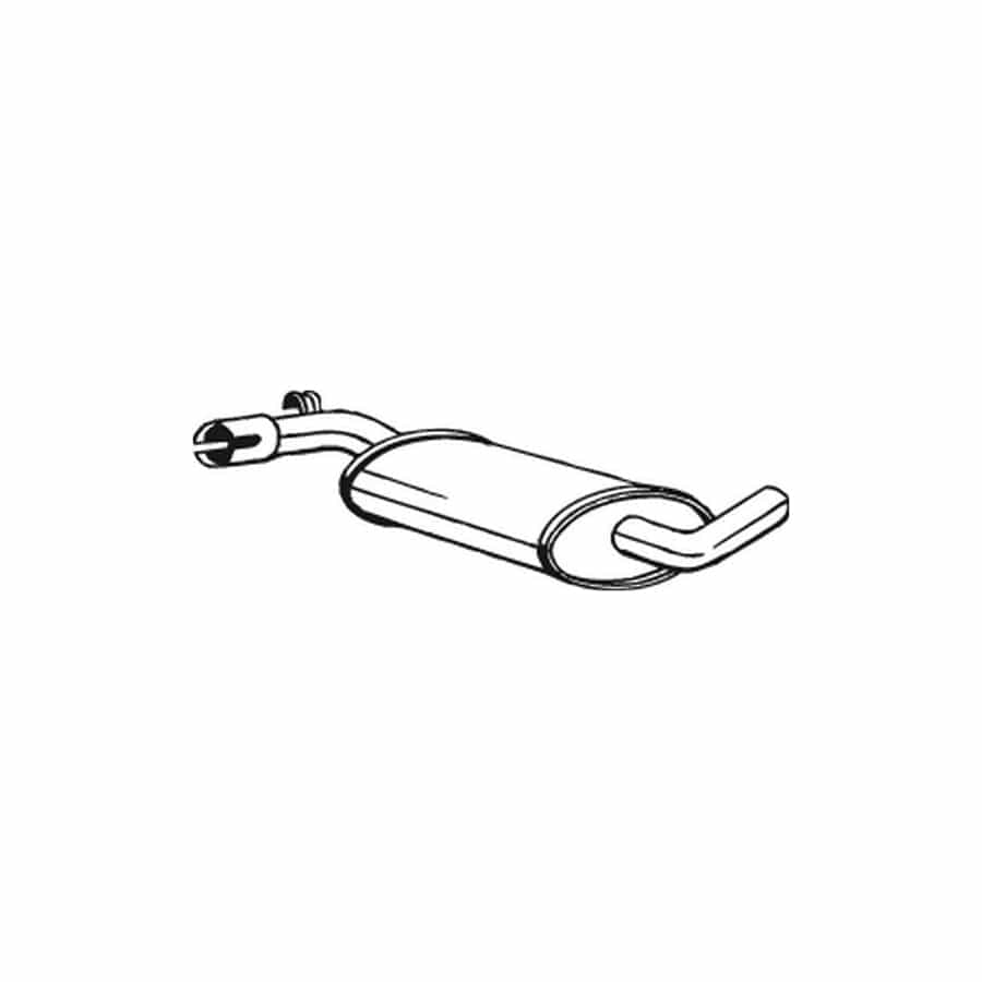 Bosal 233-361 Middle Silencer