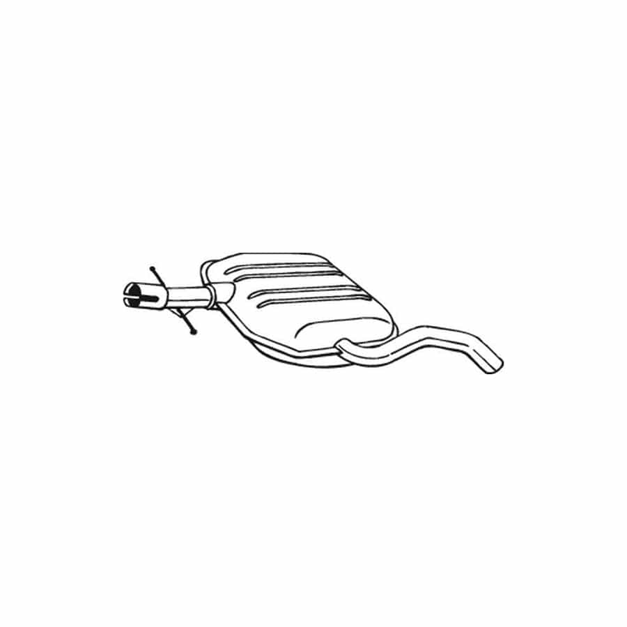 Bosal 233-533 Middle Silencer for VW Golf