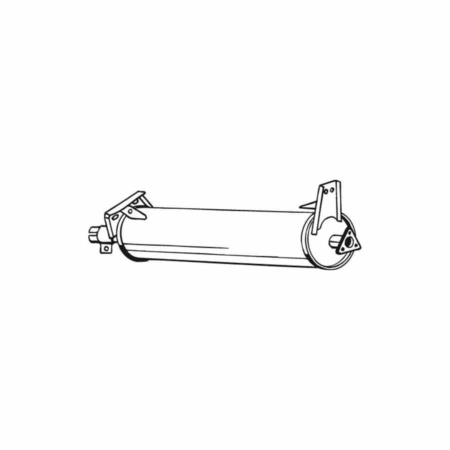 Bosal 233-497 Middle Silencer for VW Transporter