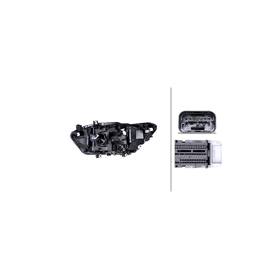 Hella 1EX 011 930-921 Headlight For BMW 1 Series
