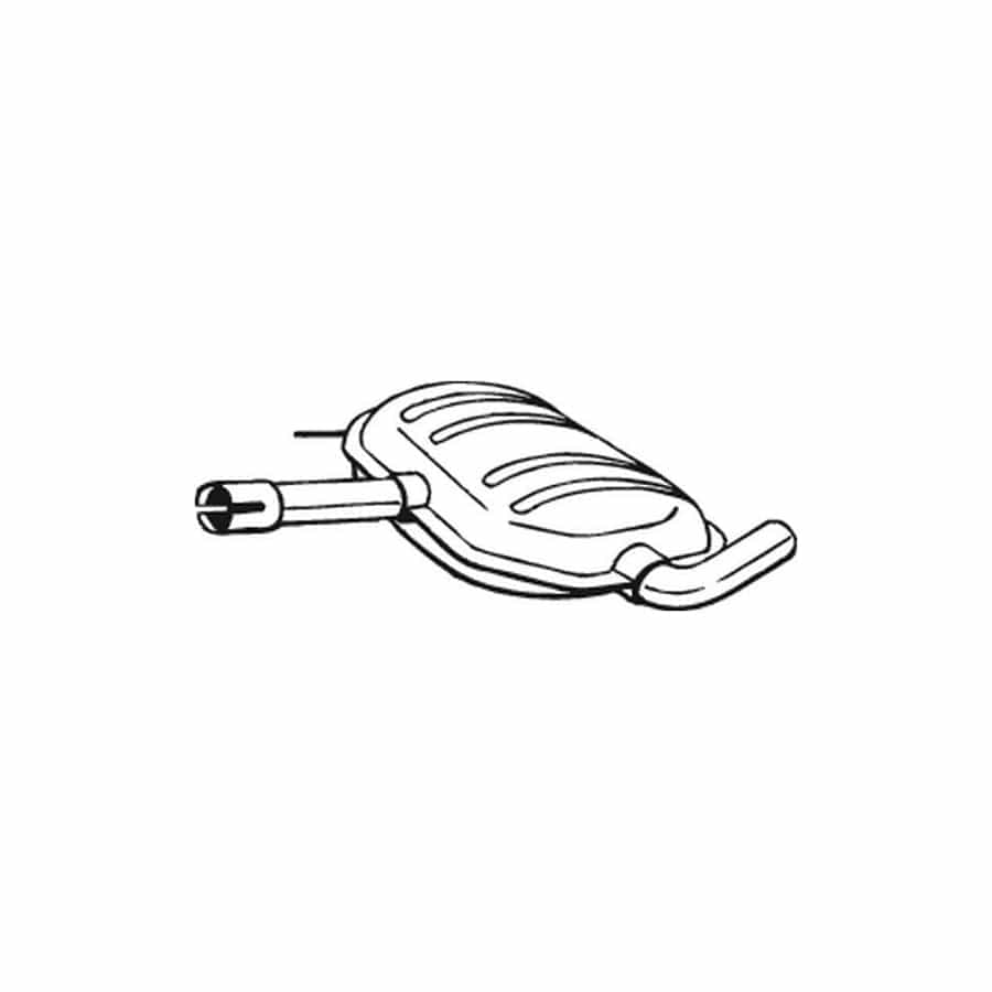 Bosal 233-487 Middle Silencer for VW Passat