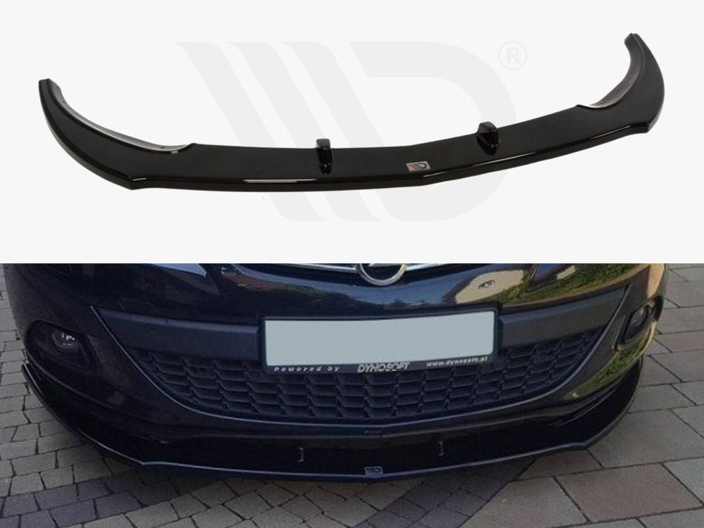 Maxton Design OP-AS-4-GTC-FD1T Front Splitter Opel Astra J Gtc | ML Performance US Car Parts