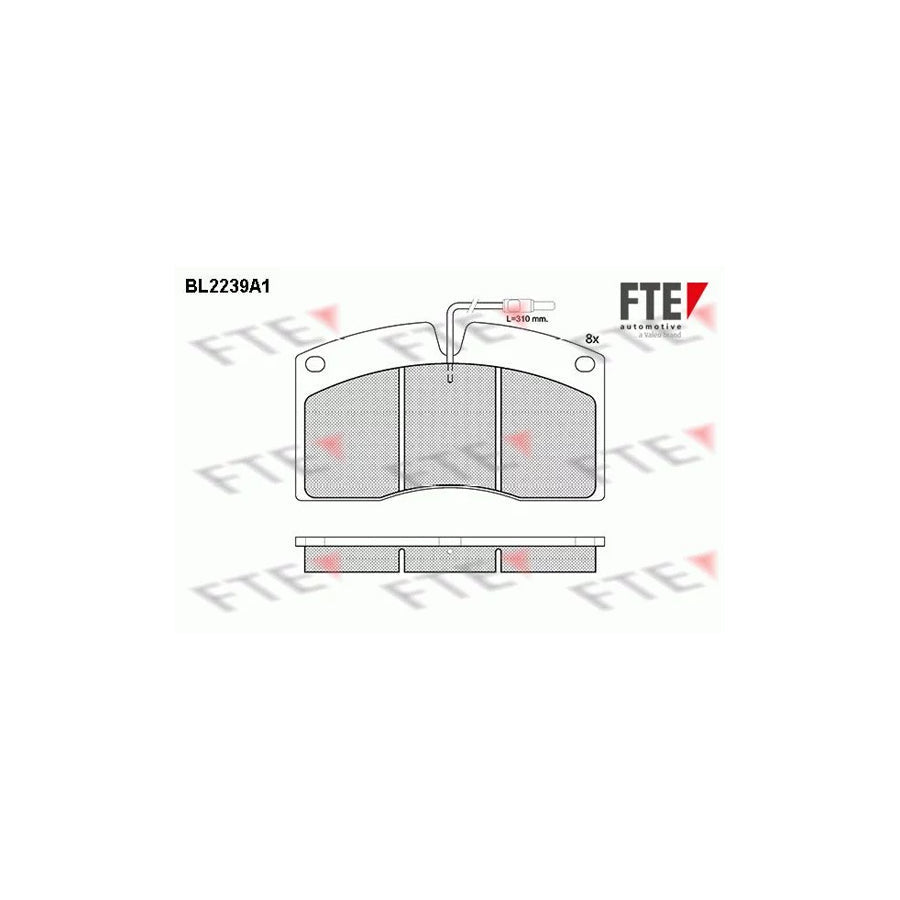 FTE Bl2239A1 Brake Pad Set