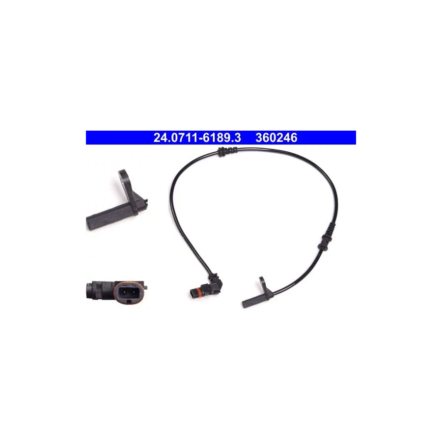 ATE 24.0711-6189.3 Abs Sensor Suitable for Mercedes-Benz C-Class