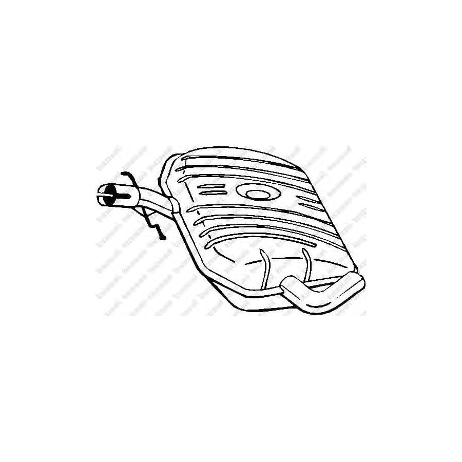 Bosal 233-597 Middle Silencer for VW Corrado (53I)