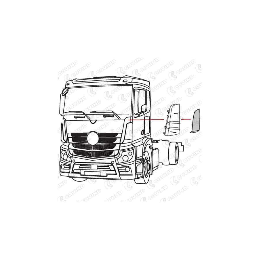 Covind 960/165 Wind Deflector