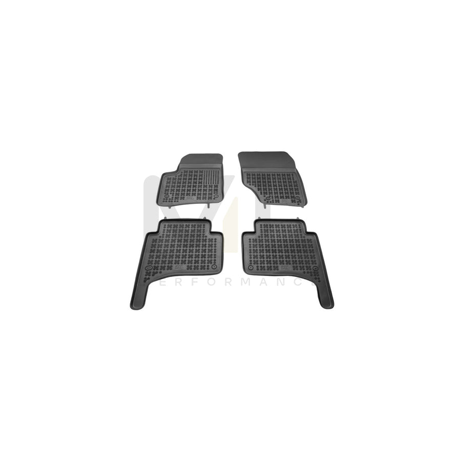 REZAW PLAST Tailored 200105 Floor mat set Elastomer, Front and Rear, Quantity: 4, Black