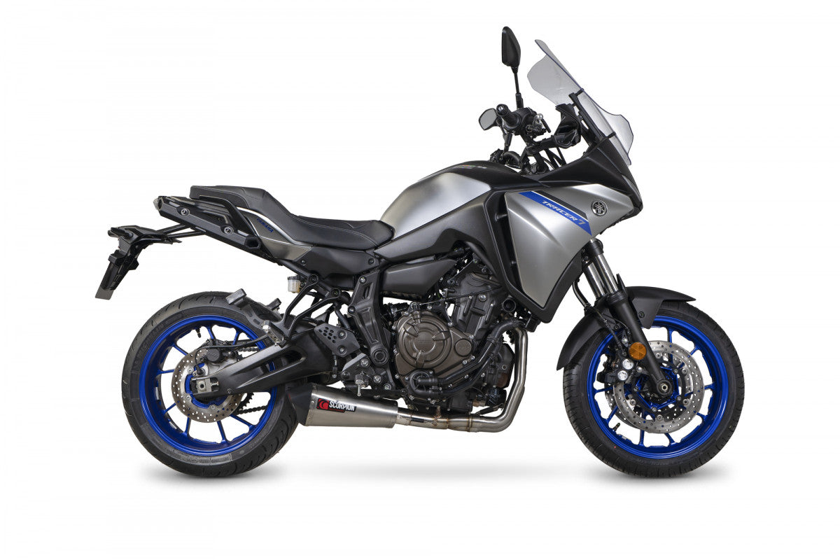 Scorpion RYA124SYSSEO Yamaha Tracer 7 Serket Taper Full System - Brushed Stainless Steel Sleeve | ML Performance US US
