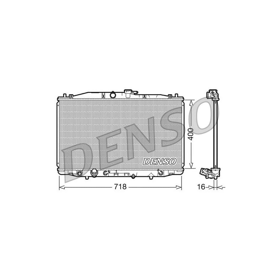 DENSO DRM40023 Engine Radiator for Honda Accord