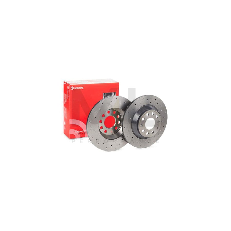BREMBO 08.C501.1X Brake Disc Solid, Coated, with bolts/screws | ML Performance Car Parts