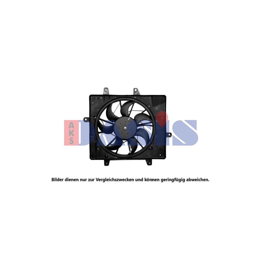 AKS Dasis 528036N Fan, Radiator for Chrysler Pt Cruiser