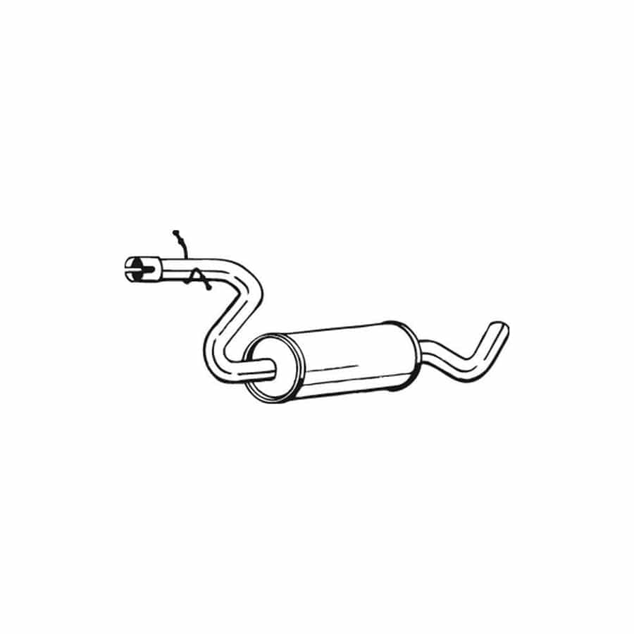 Bosal 233-805 Middle Silencer for VW Golf